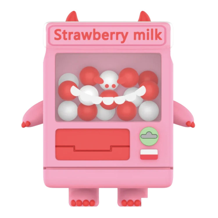 Strawberry Milk Vending Machine by ToyCity