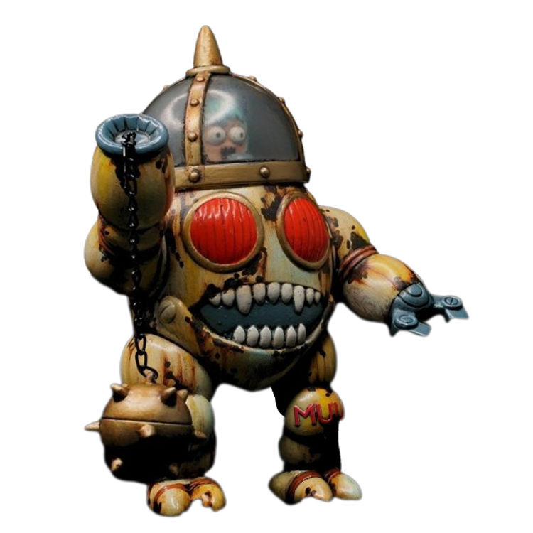 Yellow Mecha Ugly Unicorn by Klav (Kevin Derken)