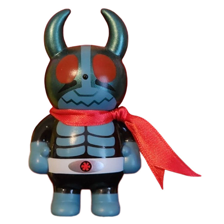 Black Blue Kamen Rider Uamou by Uamou (Ayako Takagi)