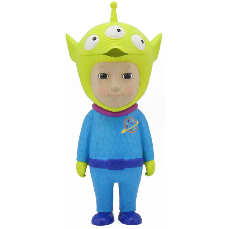 Alien (Wood Sculpture) by Sparkle Princess High