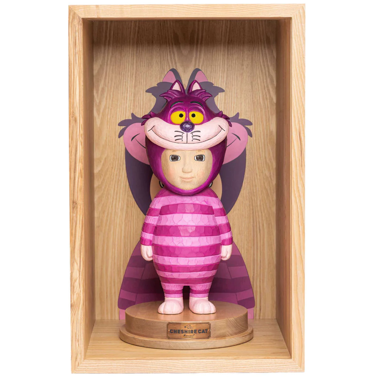 Cheshire Cat (Wood Sculpture)