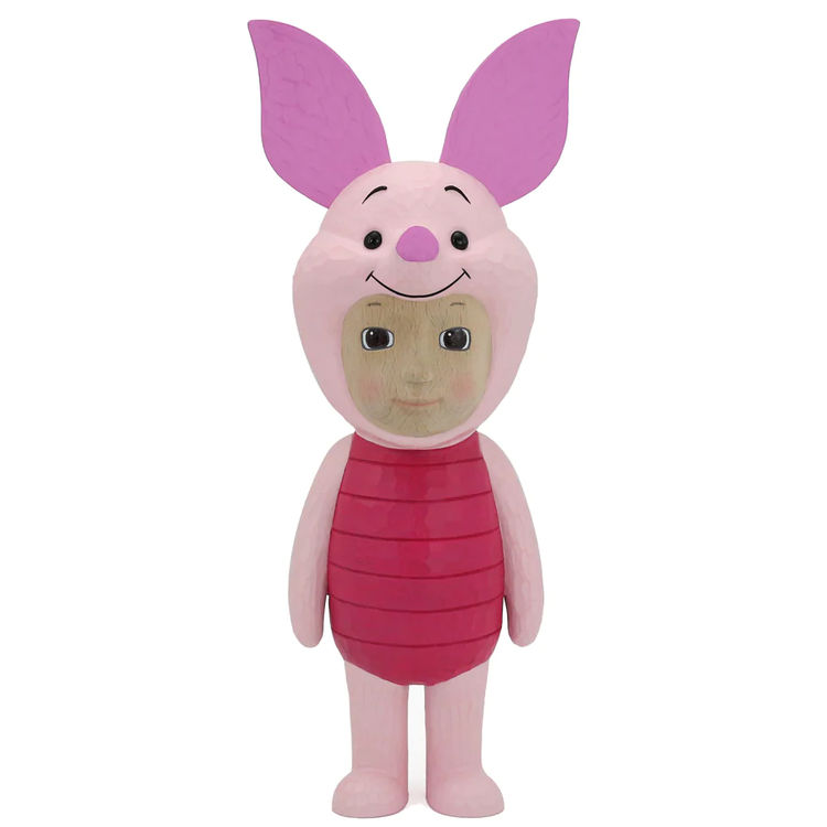 Piglet (Wood Sculpture) by Sparkle Princess High