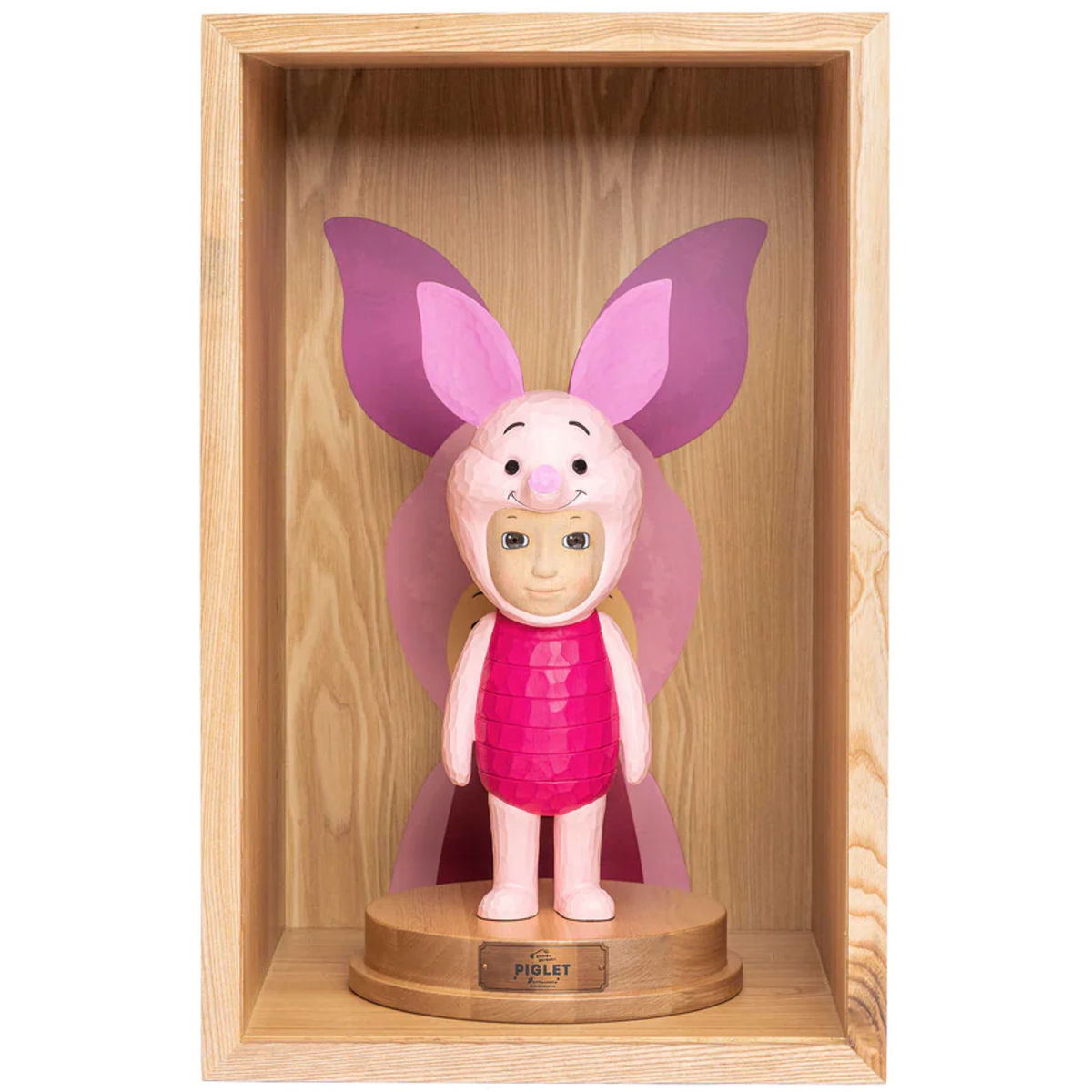 Piglet (Wood Sculpture)