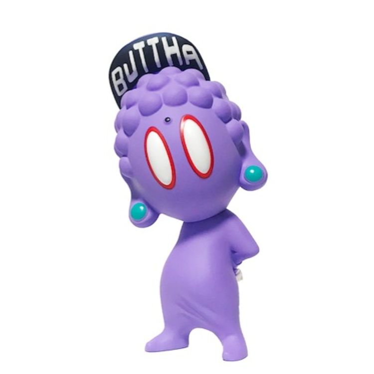 Purple Black Buttha Kun by Banshu Buddha