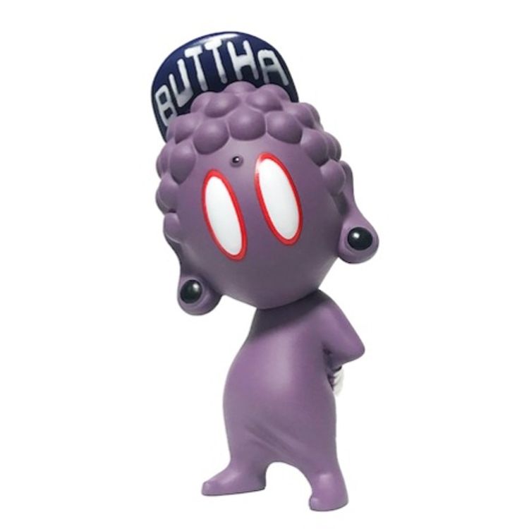 Purple Black Buttha Kun by Banshu Buddha