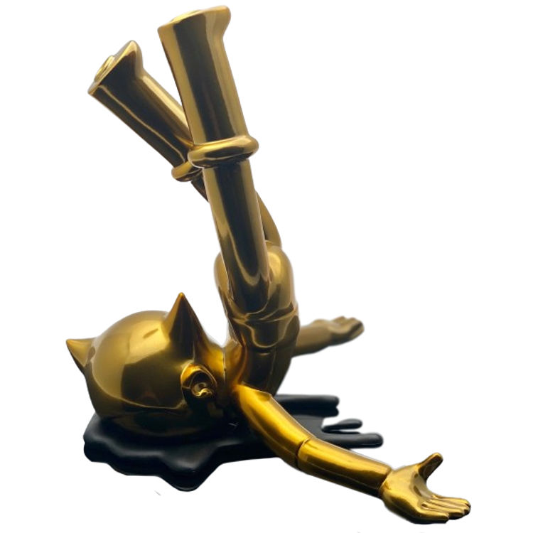 Astro Crash Gold Chrome Edition by Josh Divine
