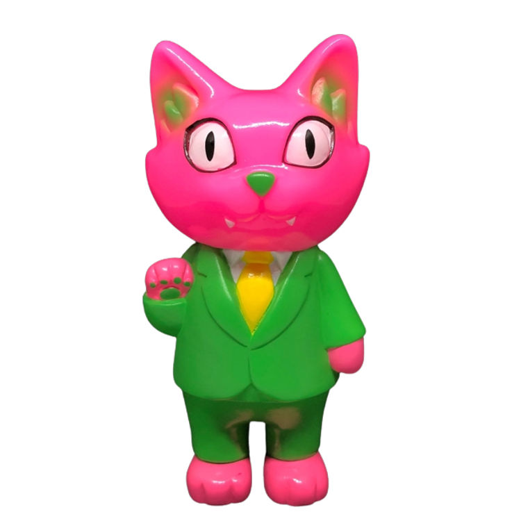 Fluro Office Cat by Cristina Ravenna