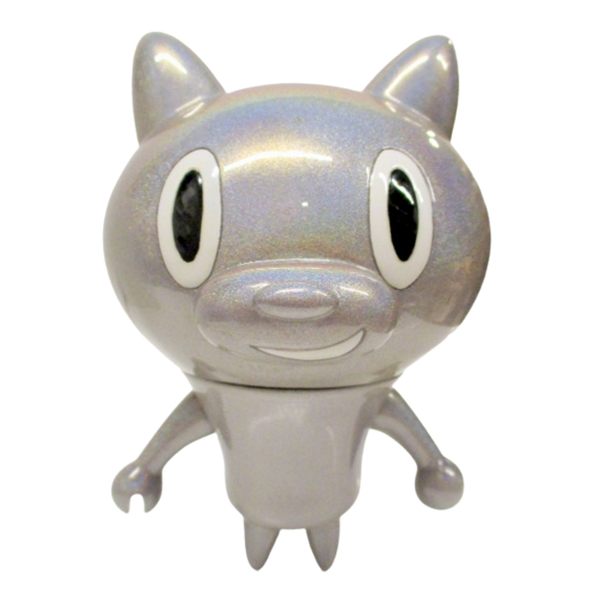 Metallic Silver Mao Cat