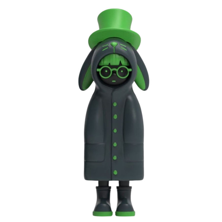 Niar Black Rabbit with Hat by Jibi