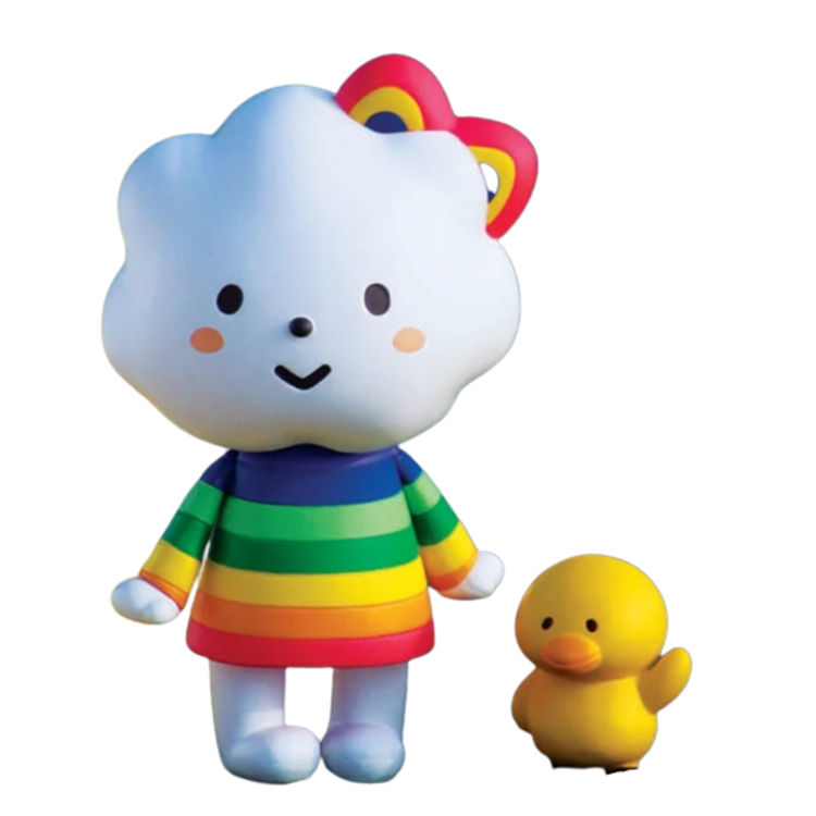 Miss Rainbow and Ducky Set by Fluffy House