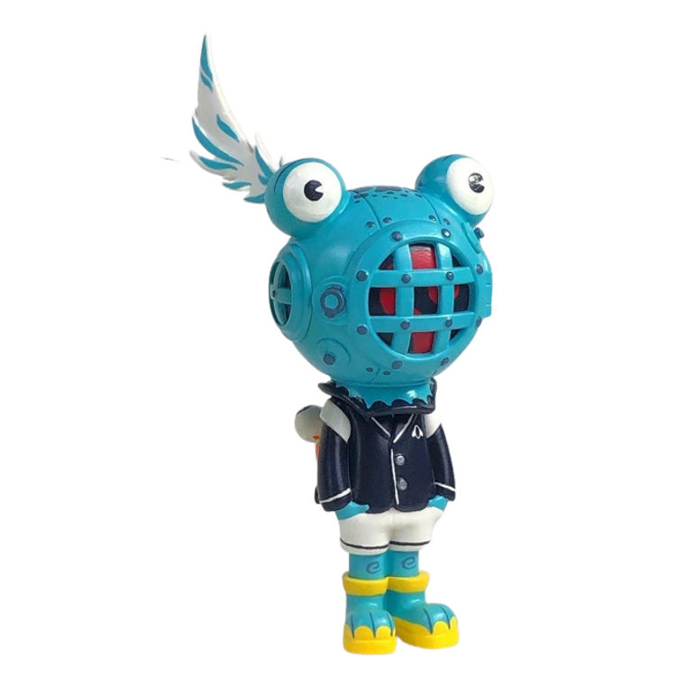 Blue Frog Little Sank Custom by Katie Garcia
