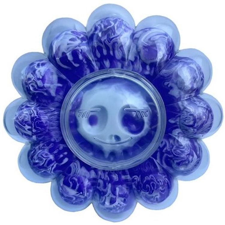 Blue Murakami X-Ray Flower by Takashi Murakami