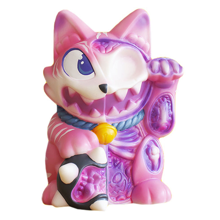 Pink Guts Maneki Wananeko by Stickup Monsters (Javier Jiménez)