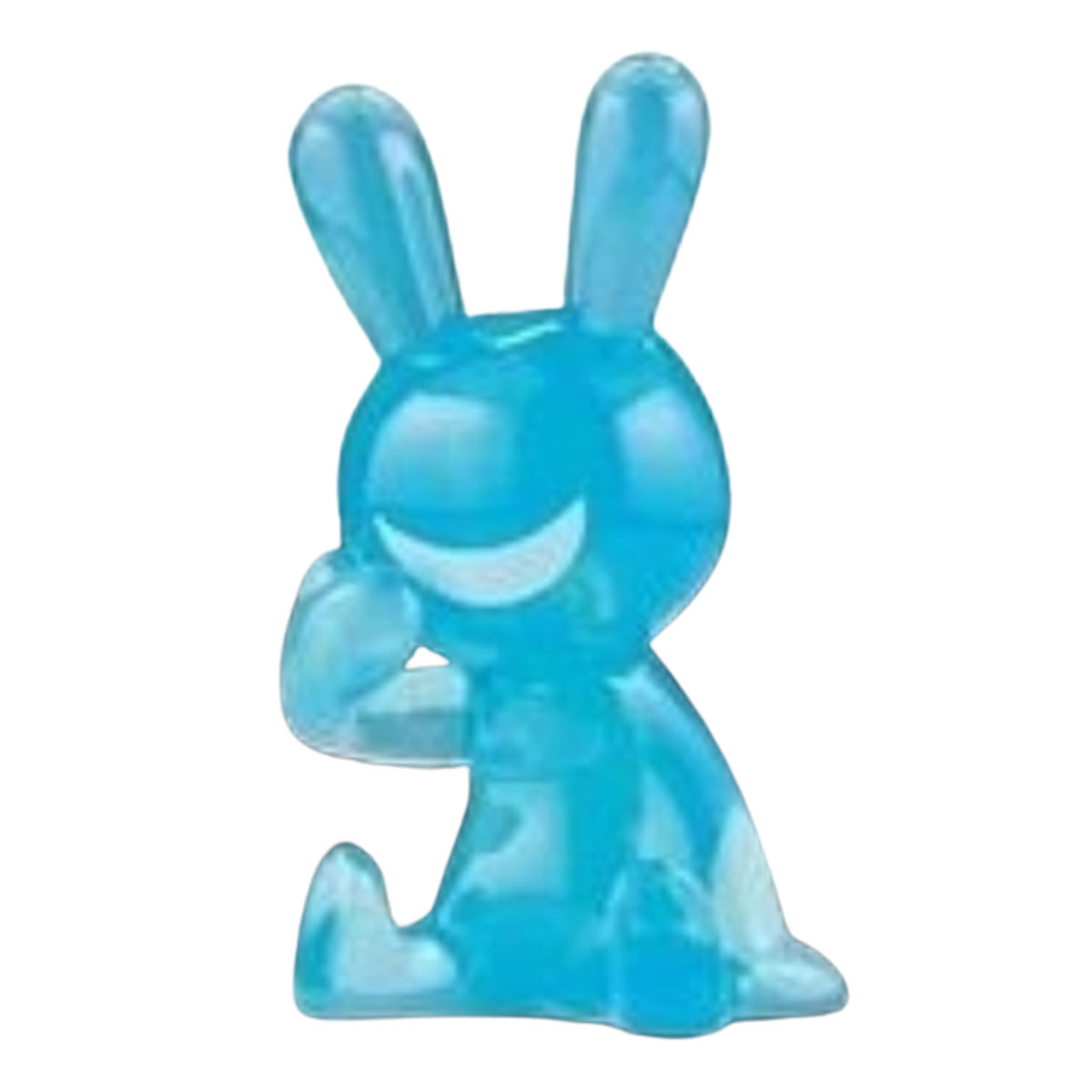 Aqua Black Rabbit Capsule Toy