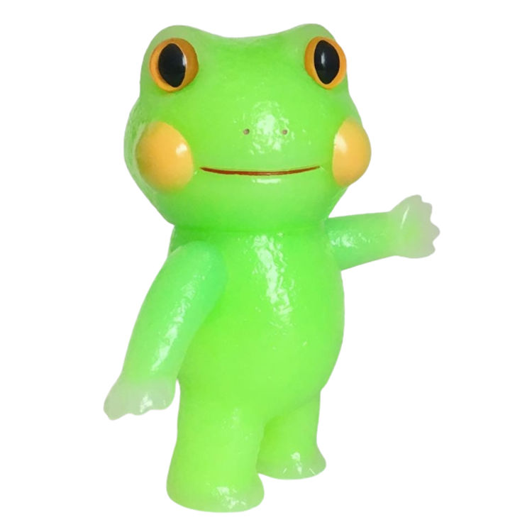 Florescent Green Otafuku Frog by Chima Group
