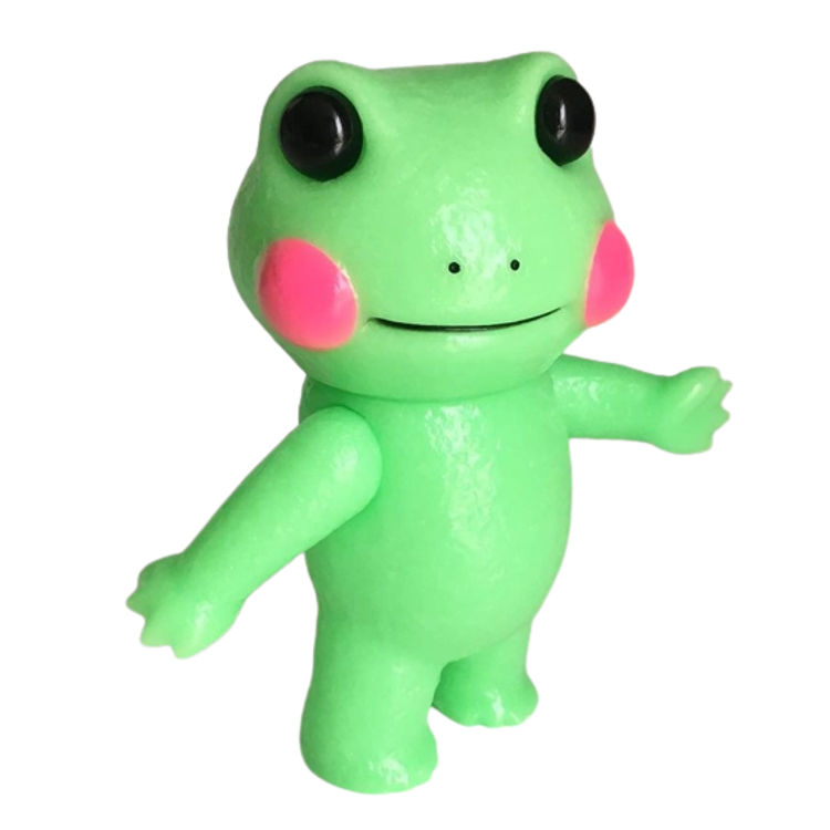 Florescent Green Otafuku Frog by Chima Group