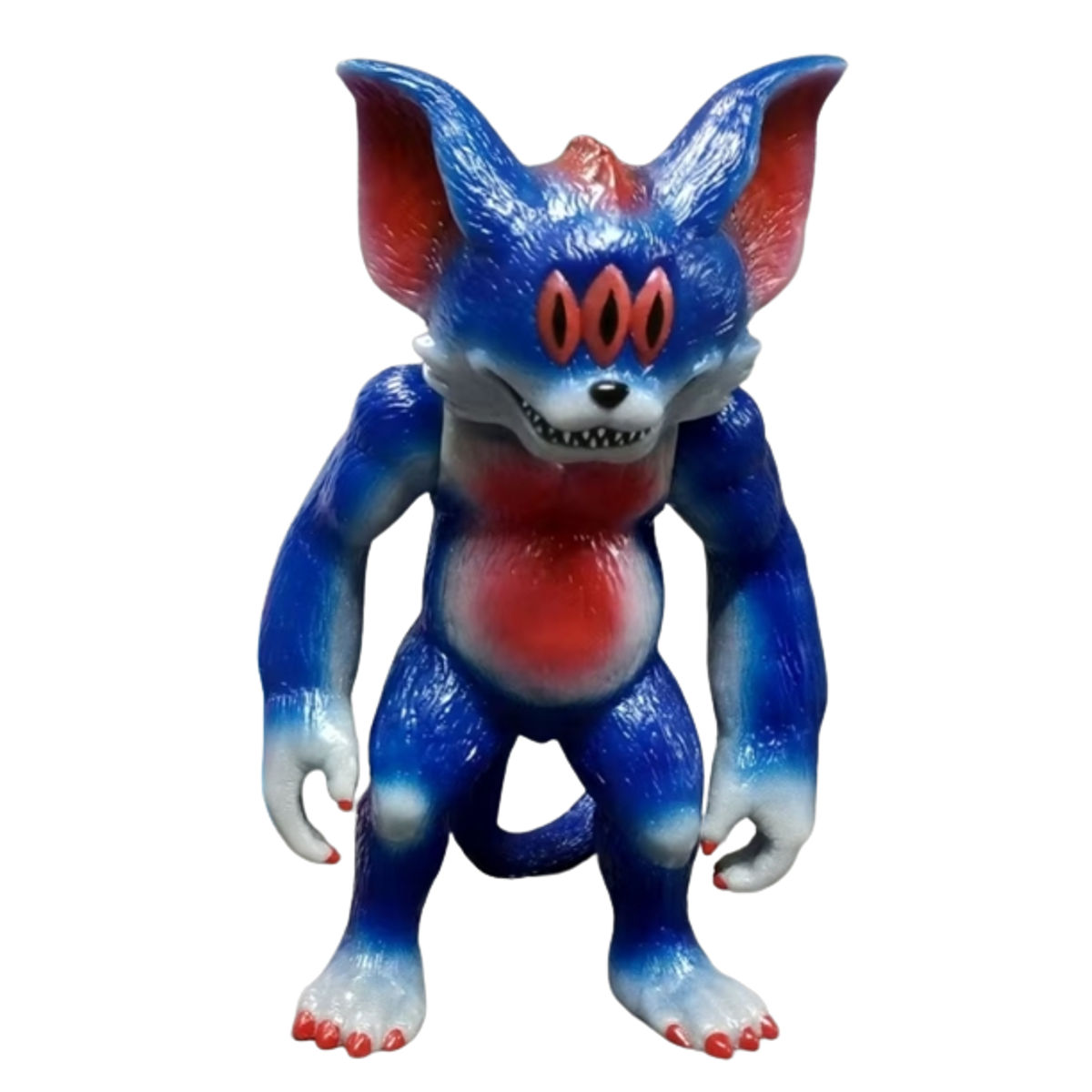 Blue Red Violent Cat