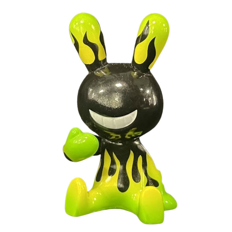 Lime Green Fire SO-TA Black Rabbit by Tadayuki Iwa (Black Rabbit)