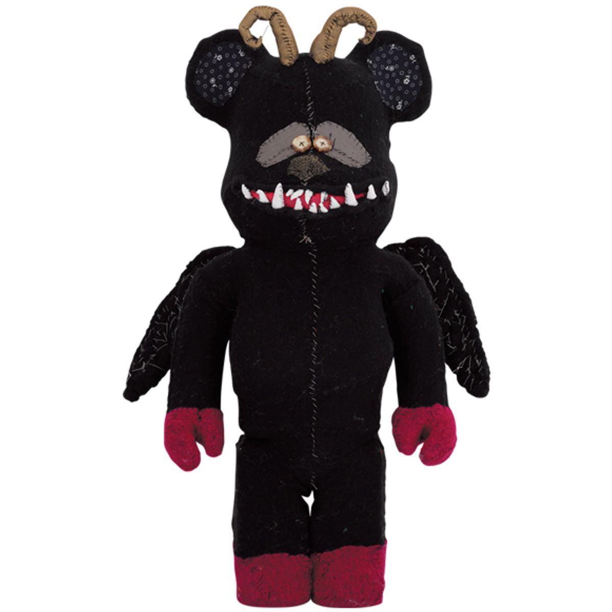 1000% Black Wings : One of Kind Pattern Be@rbrick