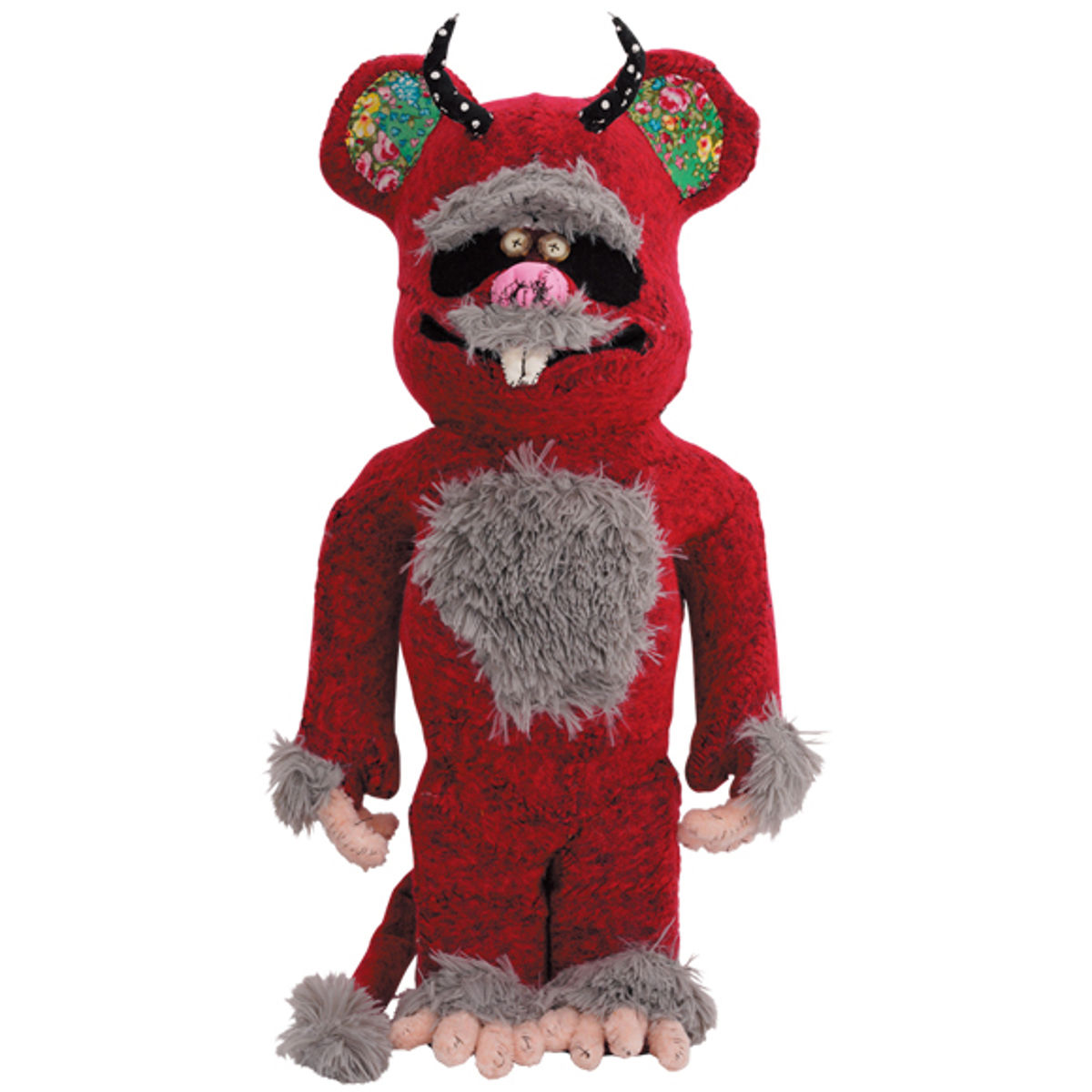 1000% Big Foot : One of Kind Pattern Be@rbrick