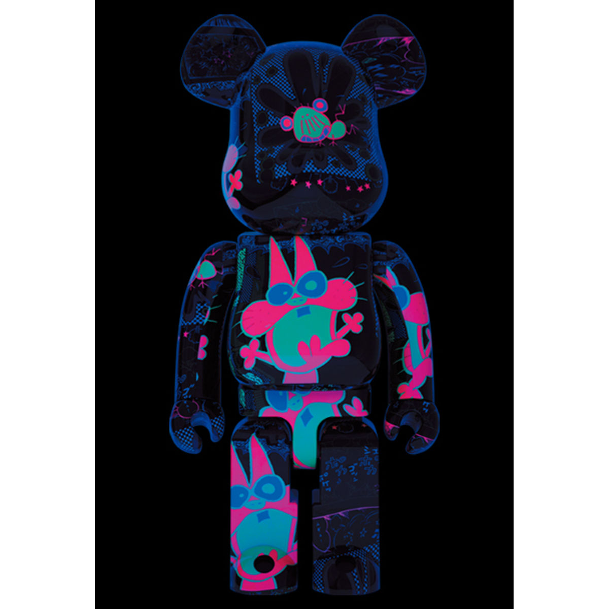 1000% Akatsuka Nyarome & Beshi Bearbrick
