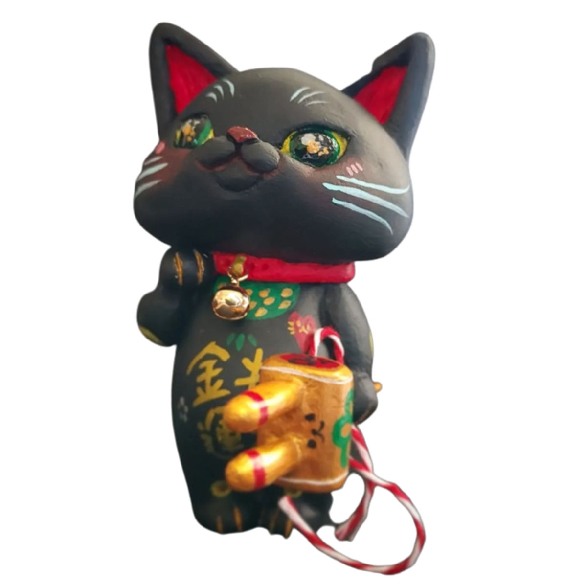 Black and Gold Blessing Cat