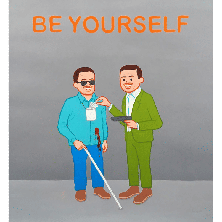 Be Yourself by Joan Cornellà