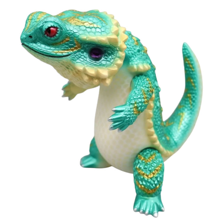 Metallic Green Gold Fuatagon by Painter-Net (Toshihiko Ito)