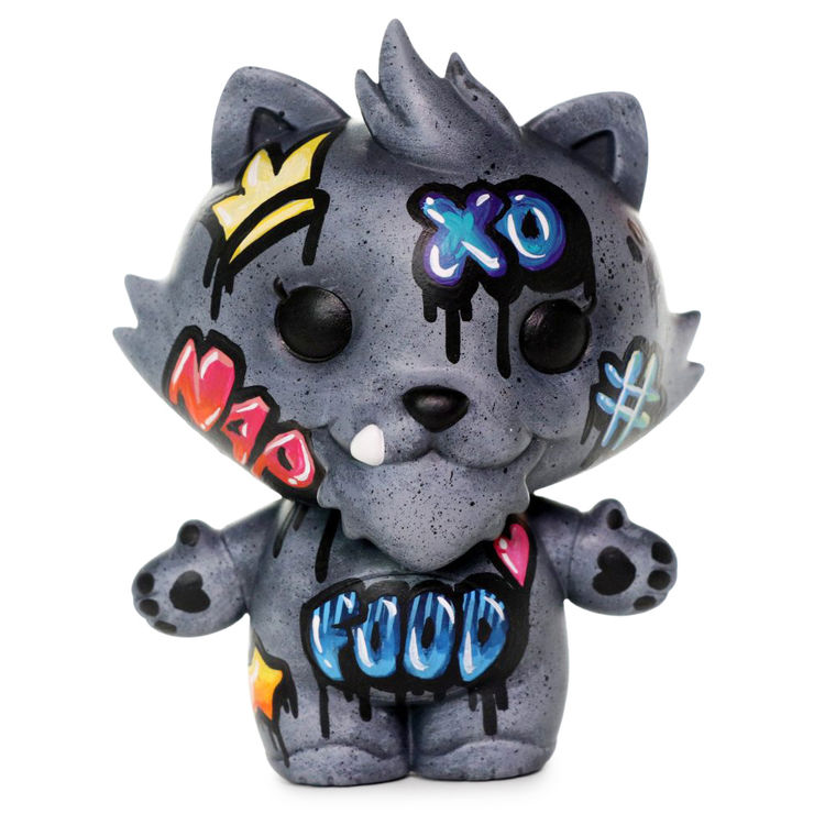 Graffiti Grandpa Cat by Kendra Thomas
