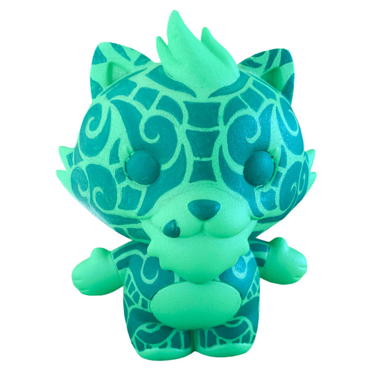Jade Relic Grandpa Cat by Chris Dokebi