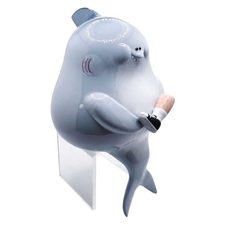 Shark on the Edge by Sad Salesman