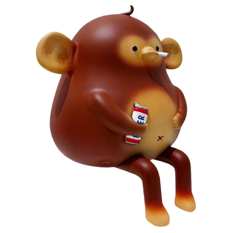 Monkey on the Edge by Sad Salesman