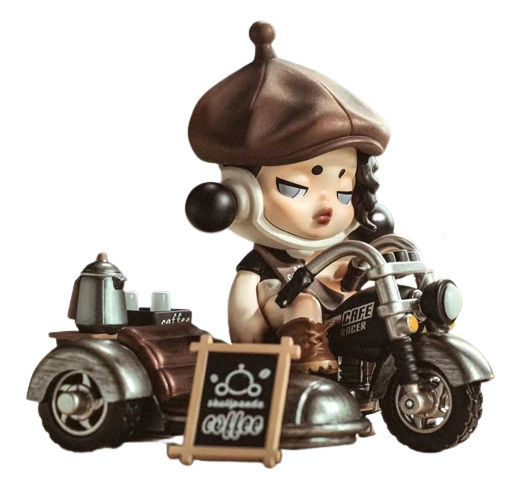 POPMART SKULLPANDA シークレット COFFEE EXPRESS POP MART x SKULLPANDA Laid Back Tomorrow Coffee Express
