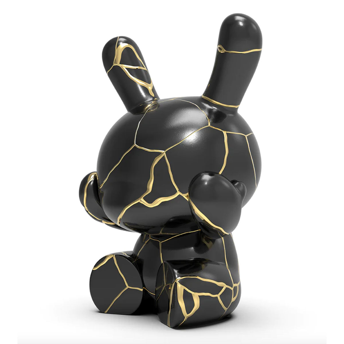 5" Black & Gold Three Wise Dunnys (Set)
