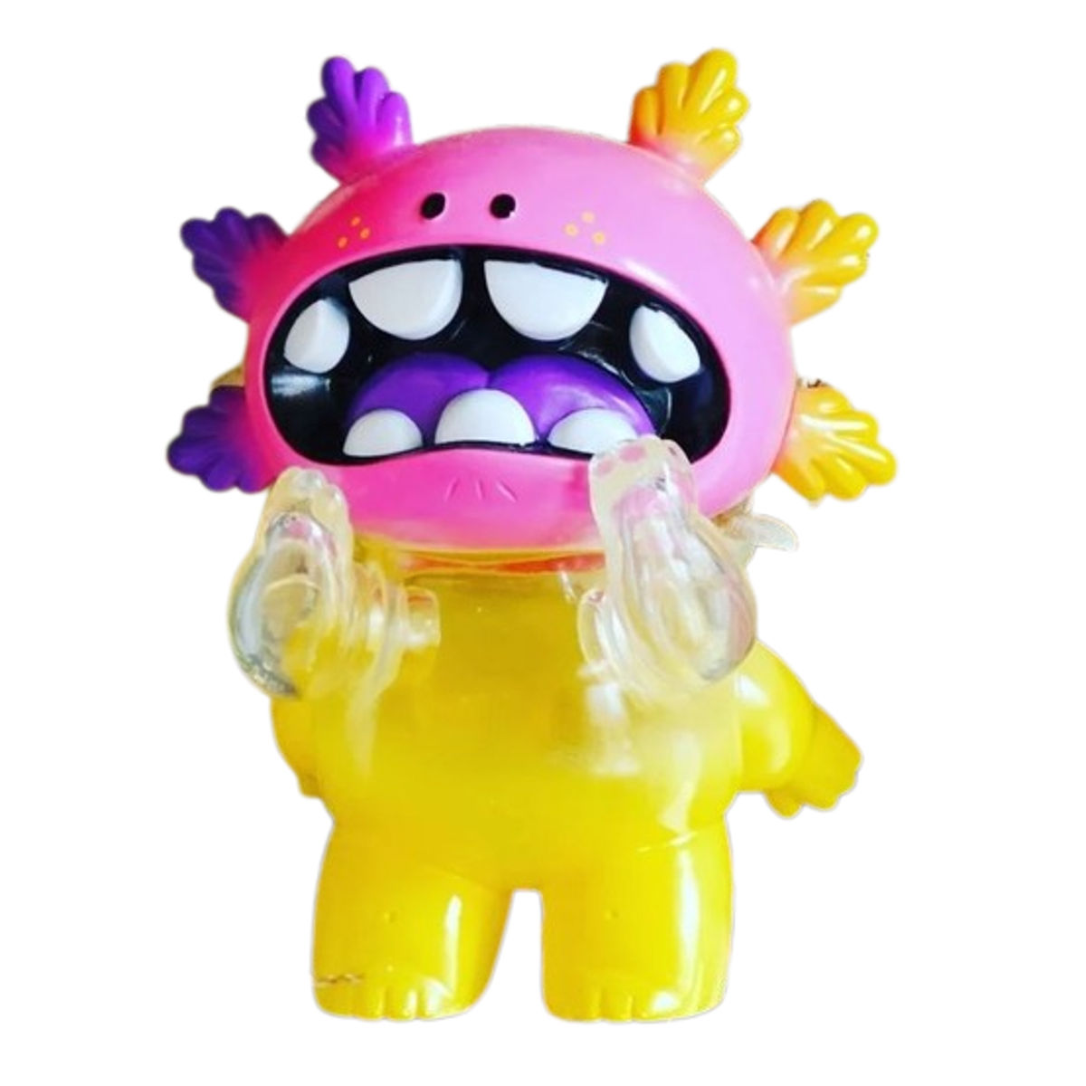 Clear Yellow Pink Macaroni