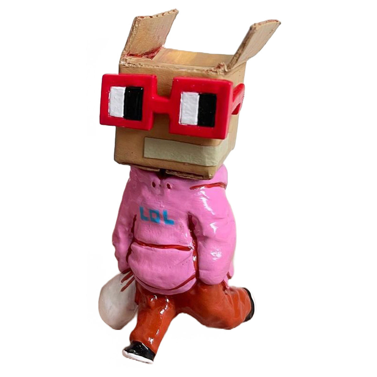 Nouns Boxhead Red Glasses