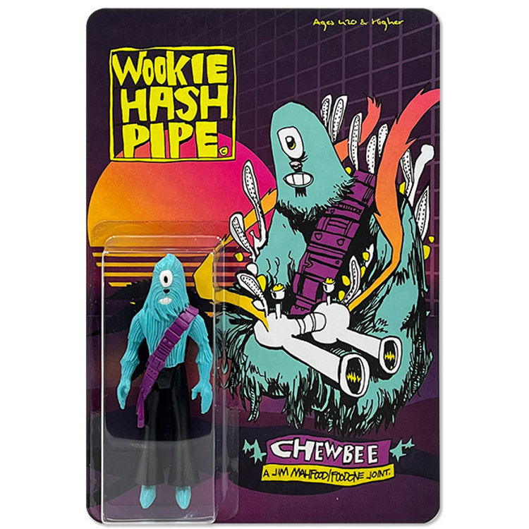 Neon Edition Chewbee : Wookie Hash Pipe by Jim Mahfood