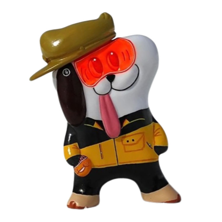 Skier Cookie Dog by Cookie Dog (Lee Lo)