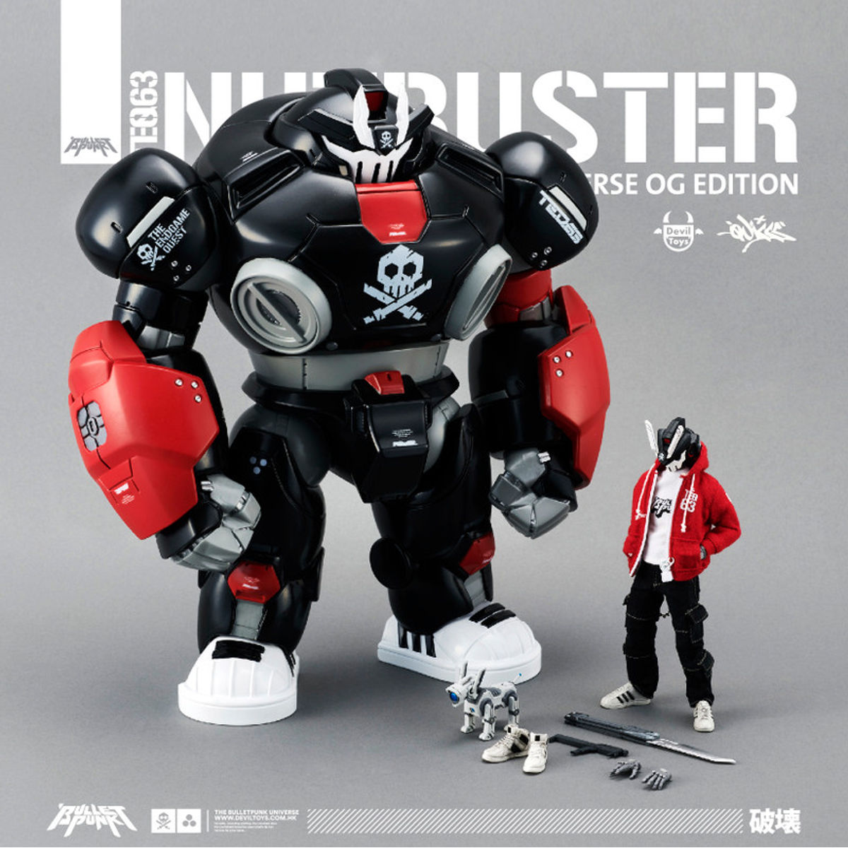 Nutbuster 1/12  Mecha & Action Figure Set