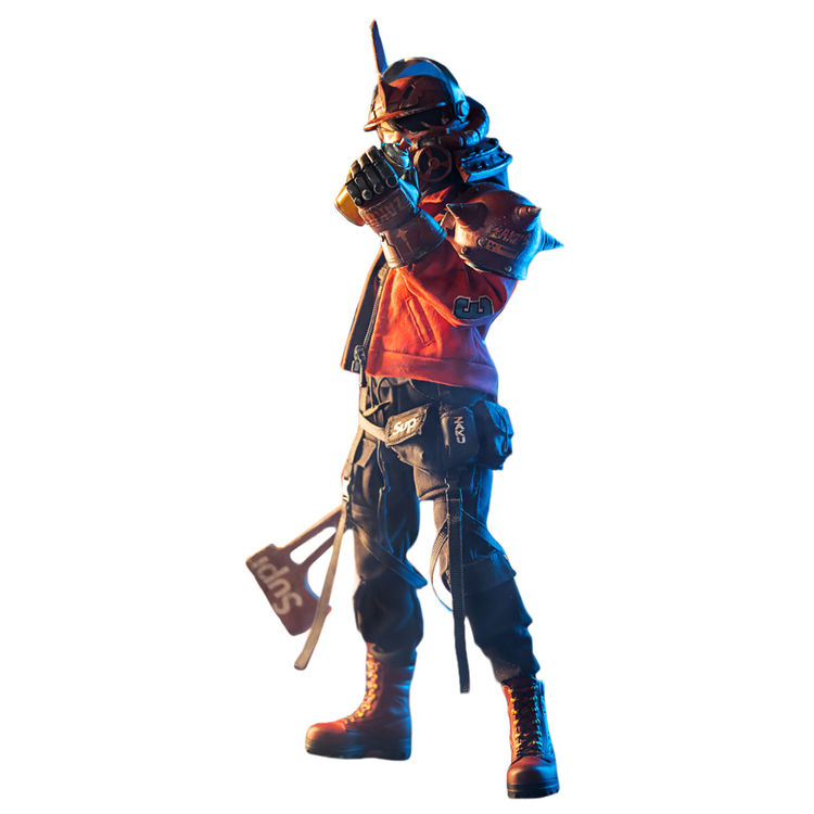 OTAKING Red Tide Warrior Animated Fighter by WeArtDoing