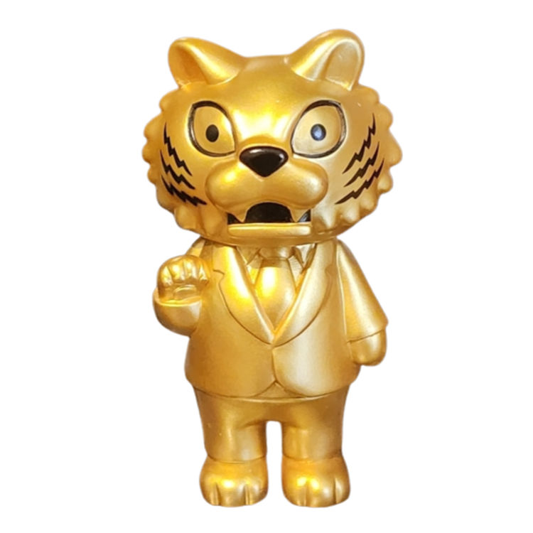 Gold Tiger Boss by Cristina Ravenna