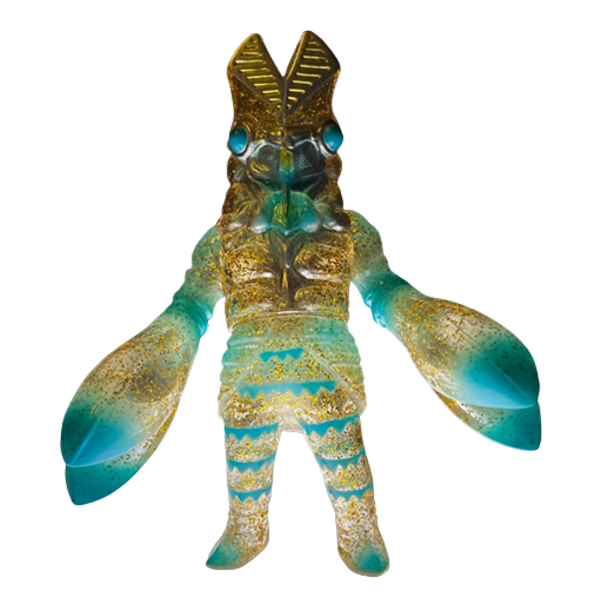 Clear Gold Glitter Alien Baltan