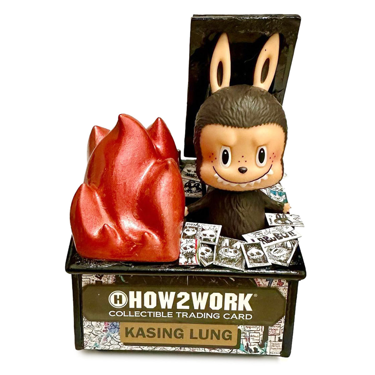 Labubu Dumpster Fire