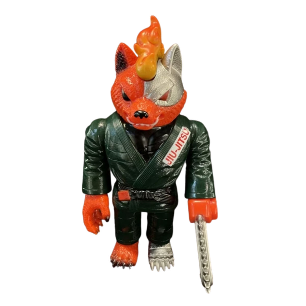 Black Red Silver Ghost Dog