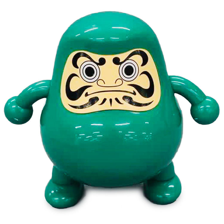 Midori Daruma by Bandai