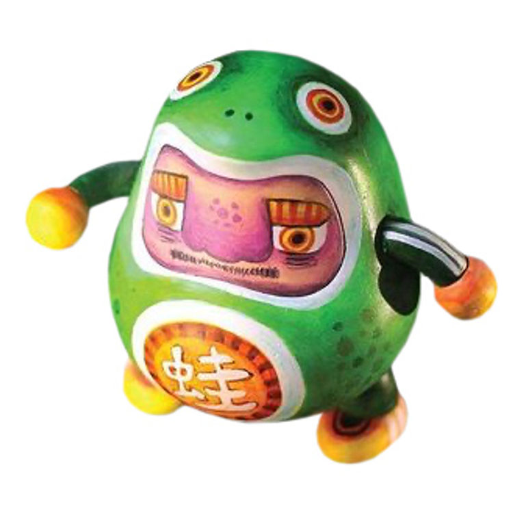 Mr. Frog Daruma by Sean Lee