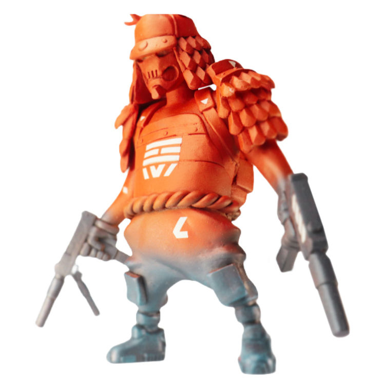 Mac-10 Orange by Evil Roy Studio (Cristopher Diño)
