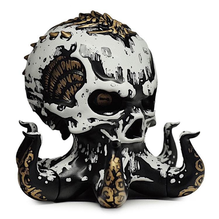 White Gold Skulltopus by Mr. Kumkum (Paskalis Kunang)