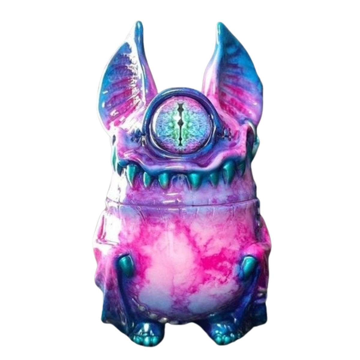 Blue Purple Eye Bat Beast