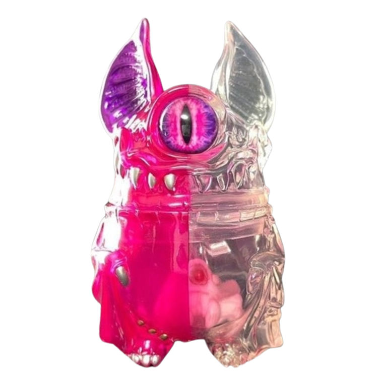Pink Half Clear Eye Bat Beast by Kagemaru Designs (Dark Fantasy)